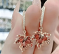 🍁 Autumn Elegance Maple Leaf Earrings image 0