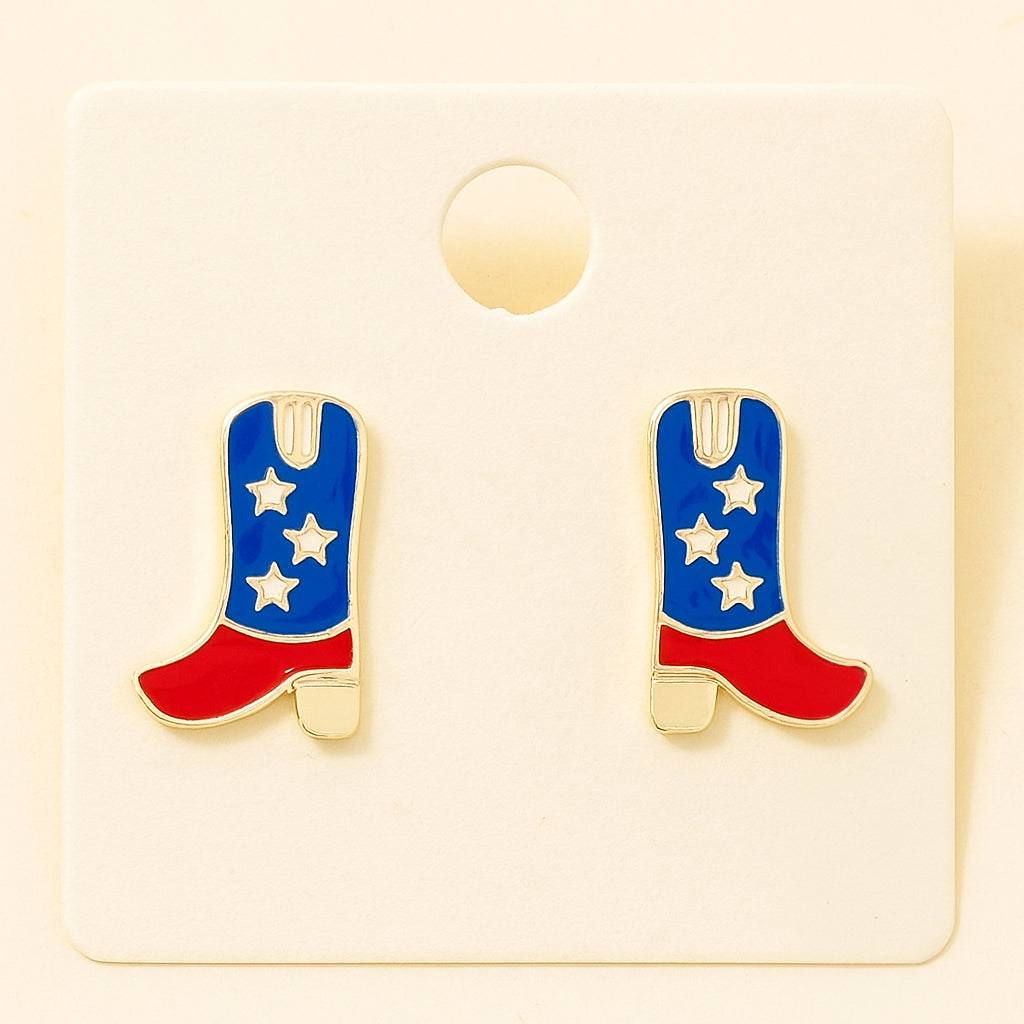 Stars, Stripes & Studs Earrings Collection image 1