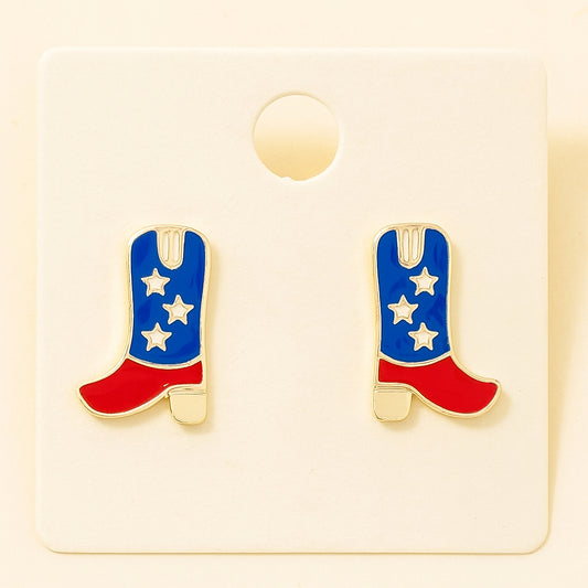 Stars, Stripes & Studs Earrings Collection image 1