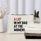 "A Lot in My Bag at the Moment” Zipper Pouch image 1