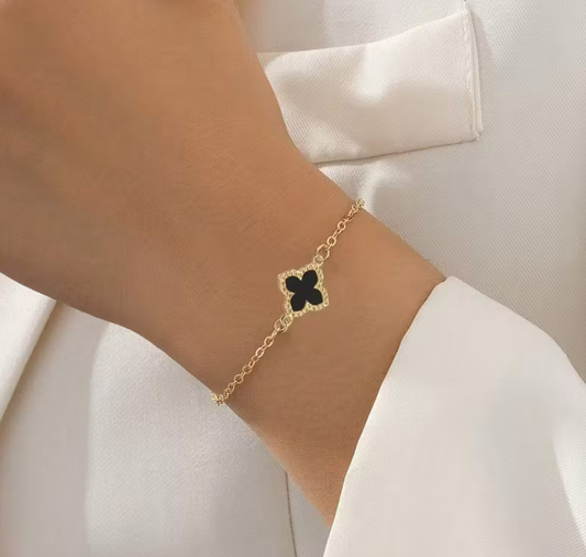 Midnight Clover Bracelet ✨ image 0