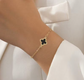Midnight Clover Bracelet ✨ image 0