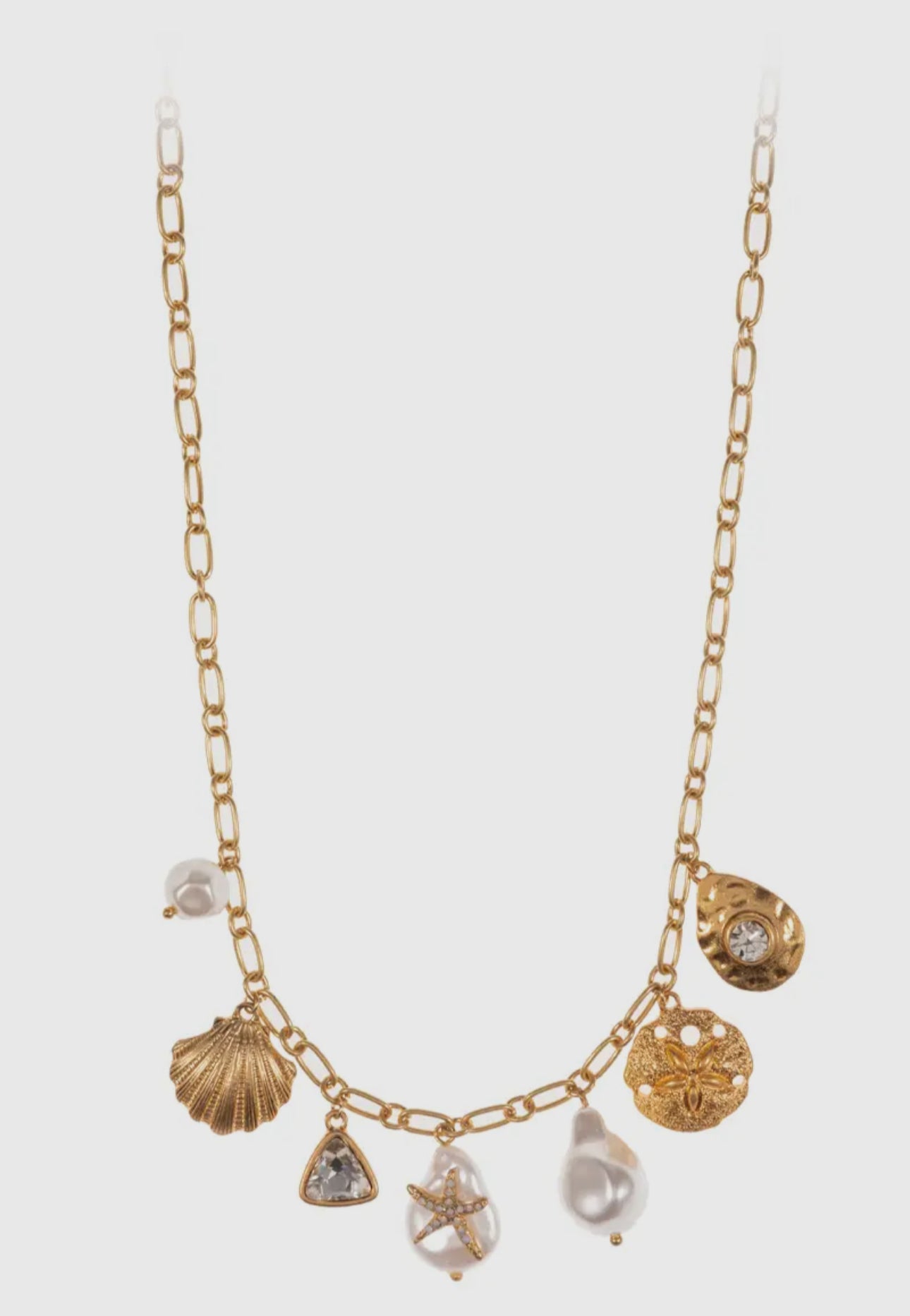Golden Shores Charm Necklace image 1