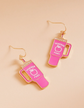 Teacher Fuel Coffee Cup Earrings image 1