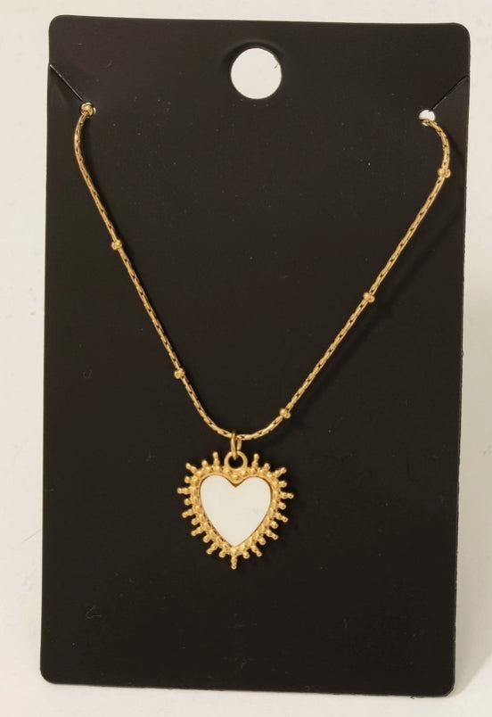 Golden Soleil Heart Necklace image 0