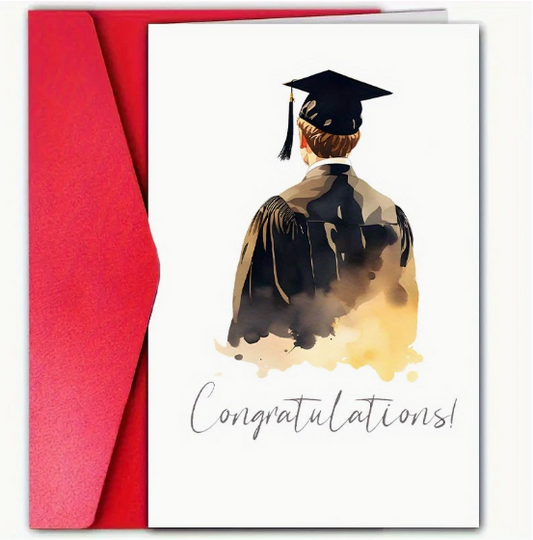 🎓 Elegant Graduation Card – Timeless & Meaningful 🎓 image 0