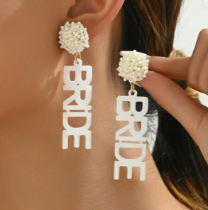 Bride Statement Earrings image 0