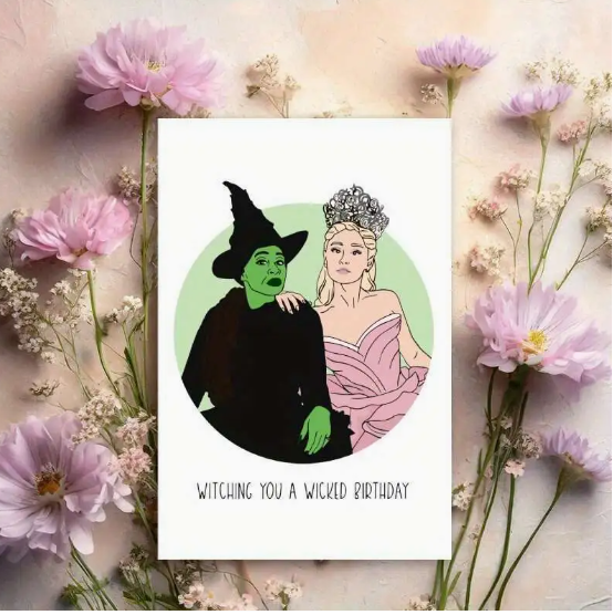 Wishing You a Wicked Birthday" Card – A Magical Celebration! ✨🧹 image 1