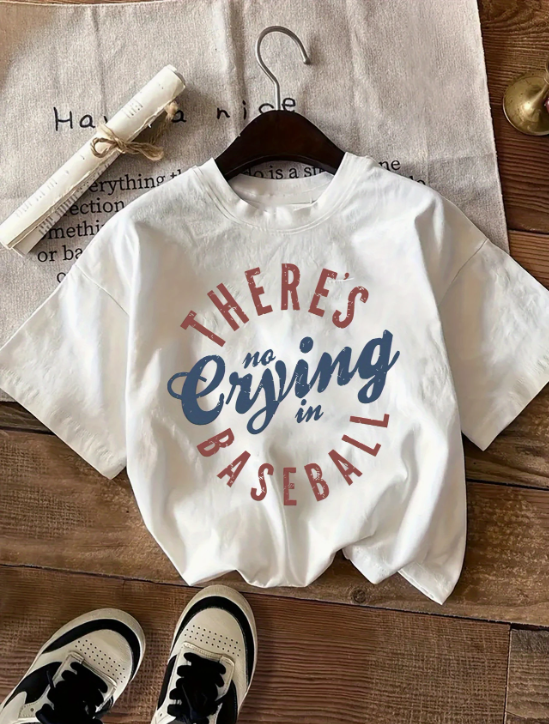 ⚾ "There's No Crying in Baseball" T-Shirt ⚾ image 0