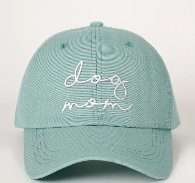 “Dog Mom” Embroidered Hat 🐾 image 3