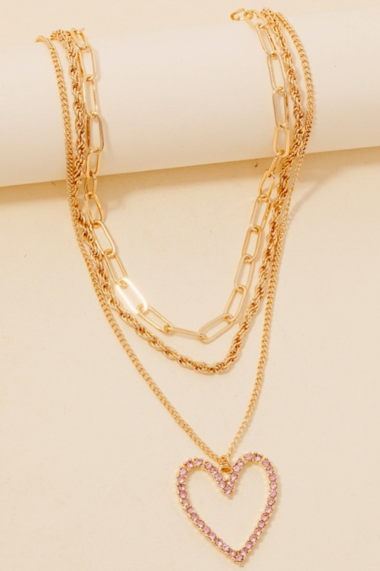 Pearl Pave Hoop Pendant Necklace image 2