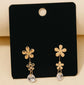 Daisy Drop Crystal Earrings image 0