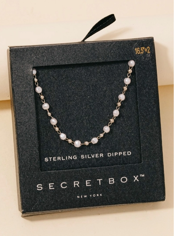 Classic Pearl Chain Necklace 🤍✨ image 2