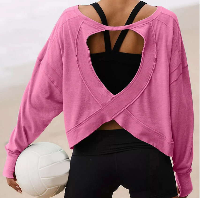 Women’s Relaxed Long Sleeve Pullover image 3