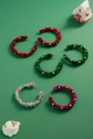 “Tinsel Twist” Holiday Hoops image 0