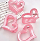 Pink Heart Hairclip image 0