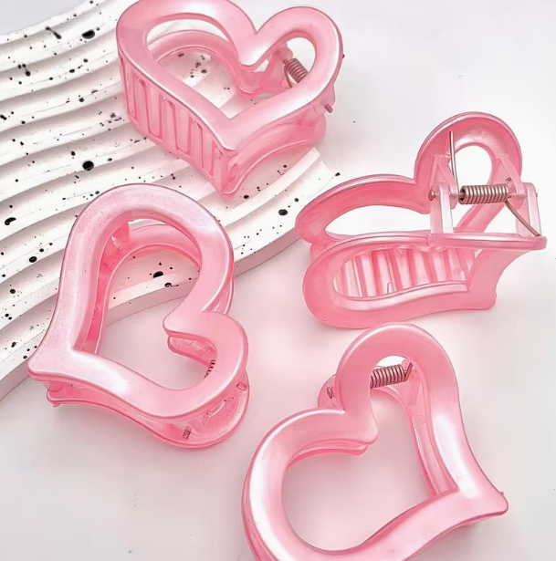 Pink Heart Hairclip image 0