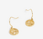 Gold Volleyball Hook Earrings image 1